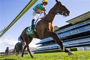 SYDNEY, AUSTRALIA - JULY 17: Tim Clark on La Chevalee wins race 4 the City Tattersalls Club Handicap during Sydney Racing at Royal Randwick Racecourse on July 17, 2021 in Sydney, Australia. (Photo by Mark Evans/Getty Images)