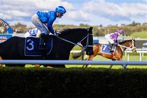 SYDNEY, AUSTRALIA - JULY 17: Tommy Berry on Criminal Code returns to scale after winning race 5 the Elite Sand & Soil Handicap during Sydney Racing at Royal Randwick Racecourse on July 17, 2021 in Sydney, Australia. (Photo by Mark Evans/Getty Images)