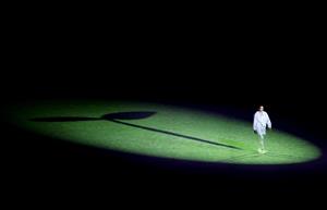 TOKYO, JAPAN - JULY 23: A performer is seen acting during the Opening Ceremony of the Tokyo 2020 Olympic Games at Olympic Stadium on July 23, 2021 in Tokyo, Japan. (Getty Images)