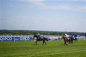 ASCOT, ENGLAND - JULY 23: Pat Cosgrave riding Destiny Queen win The John Guest Racing British EBF Fillies' Novice Stakes at Ascot Racecourse on July 23, 2021 in Ascot, England. (Photo by Alan Crowhurst/Getty Images)