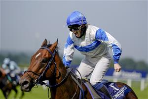 ASCOT, ENGLAND - JULY 24: Rosie Margarson screams as she rides Spirited Guest to win The Longines Handicap at Ascot Racecourse on July 24, 2021 in Ascot, England. (Photo by Alan Crowhurst/Getty Images)