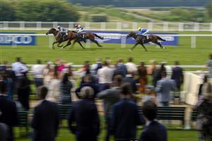 ASCOT, ENGLAND - JULY 24: Daniel Tudhope riding Southern Voyage (L) win The Sebastian's Action Trust Handicap at Ascot Racecourse on July 24, 2021 in Ascot, England. (Photo by Alan Crowhurst/Getty Images)