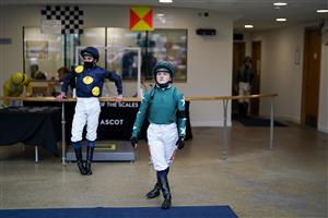 ASCOT, ENGLAND - JULY 24: Hollie Doyle in the weighing room at Ascot Racecourse on July 24, 2021 in Ascot, England. (Photo by Alan Crowhurst/Getty Images)