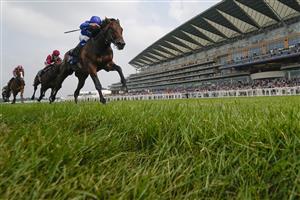ASCOT, ENGLAND - JULY 24: William Buick riding Adayar win The King George VI And Queen Elizabeth QIPCO Stakes at Ascot Racecourse on July 24, 2021 in Ascot, England. (Photo by Alan Crowhurst/Getty Images)