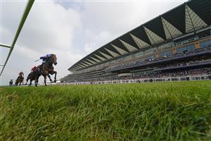 ASCOT, ENGLAND - JULY 24: William Buick riding Adayar win The King George VI And Queen Elizabeth QIPCO Stakes at Ascot Racecourse on July 24, 2021 in Ascot, England. (Photo by Alan Crowhurst/Getty Images)