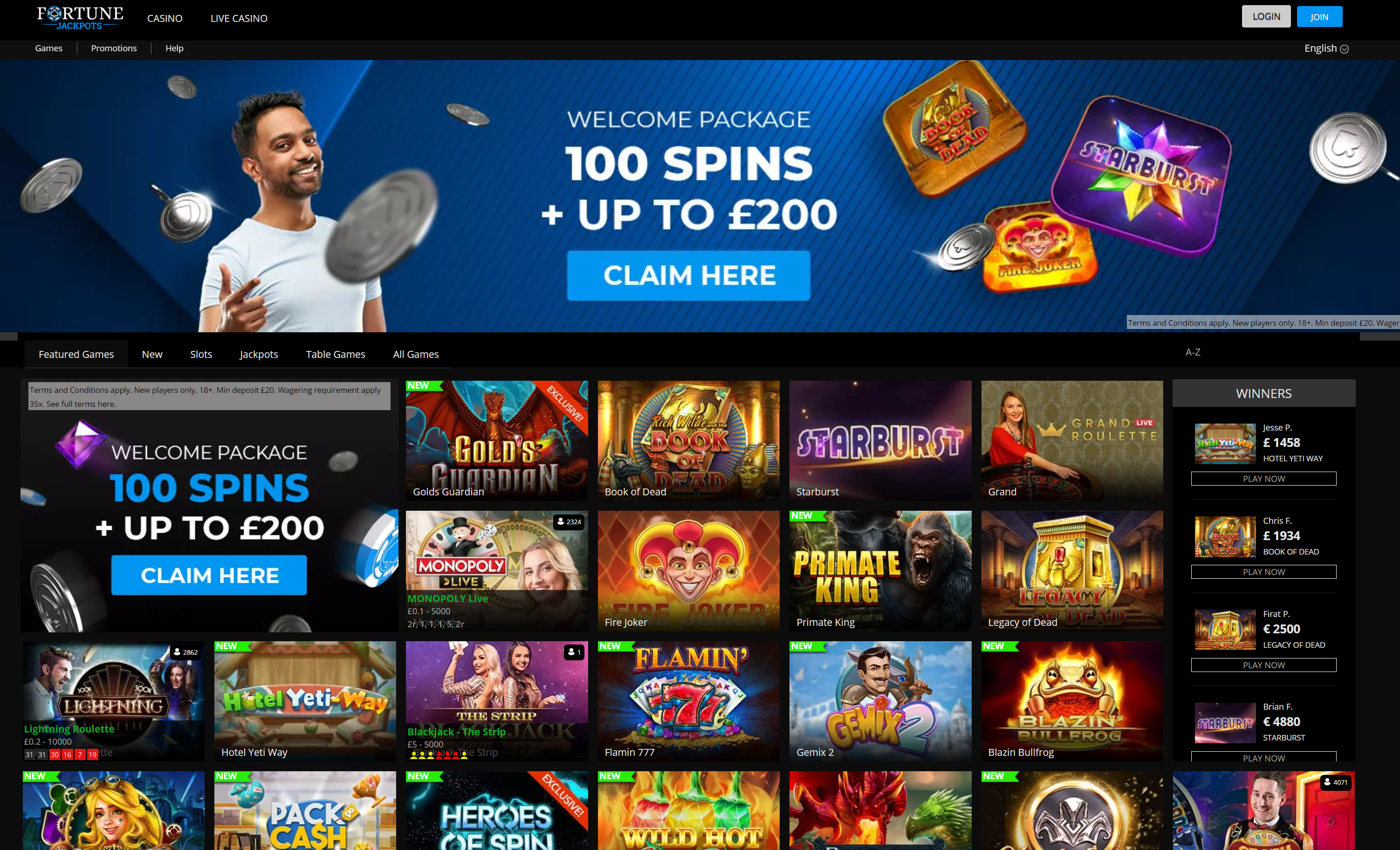 Fortune Jackpots Casino