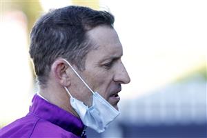 SYDNEY, AUSTRALIA - JULY 24: Hugh Bowman on Starla returns to scale after winning race 6 the City Tattersalls Club Handicap during Sydney Racing at Rosehill Gardens on July 24, 2021 in Sydney, Australia. (Photo by Mark Evans/Getty Images)