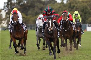 SYDNEY, AUSTRALIA - JULY 24: James McDonald on Yiyi wins race 3 the Bowermans Commercial Furniture Handicap during Sydney Racing at Rosehill Gardens on July 24, 2021 in Sydney, Australia. (Photo by Mark Evans/Getty Images)