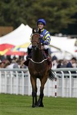 CHICHESTER, ENGLAND - JULY 27: A delighted Hollie Doyle after riding Trueshan to win The Al Shaqab Goodwood Cup Stakes during the Qatar Goodwood Festival at Goodwood Racecourse on July 27, 2021 in Chichester, England. (Photo by Alan Crowhurst/Getty Images)