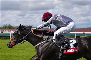 CHICHESTER, ENGLAND - JULY 28: Ryan Moore riding Armor win The Markel Molecomb Stakes during the Qatar Goodwood Festival at Goodwood Racecourse on July 28, 2021 in Chichester, England. (Photo by Alan Crowhurst/Getty Images)