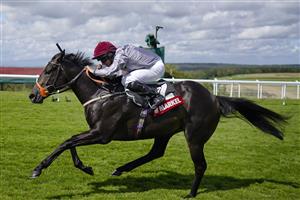 CHICHESTER, ENGLAND - JULY 28: Ryan Moore riding Armor win The Markel Molecomb Stakes during the Qatar Goodwood Festival at Goodwood Racecourse on July 28, 2021 in Chichester, England. (Photo by Alan Crowhurst/Getty Images)