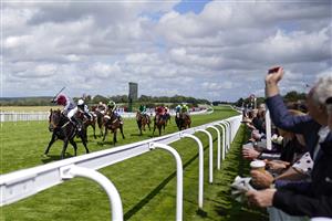 CHICHESTER, ENGLAND - JULY 28: Ryan Moore riding Armor win The Markel Molecomb Stakes during the Qatar Goodwood Festival at Goodwood Racecourse on July 28, 2021 in Chichester, England. (Photo by Alan Crowhurst/Getty Images)