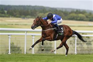 CHICHESTER, ENGLAND - JULY 29: William Buick riding Qaader win The Unibet '15 To Go' Kincsem Handicap during the Qatar Goodwood Festival at Goodwood Racecourse on July 29, 2021 in Chichester, England. (Photo by Alan Crowhurst/Getty Images)