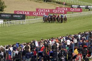 CHICHESTER, ENGLAND - JULY 30: A general view during The Unibet Golden Mile Handicap during the Qatar Goodwood Festival at Goodwood Racecourse on July 30, 2021 in Chichester, England. (Photo by Alan Crowhurst/Getty Images)