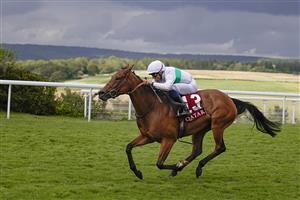 CHICHESTER, ENGLAND - JULY 30: William Buick riding Suesa (L) win The King George Qatar Stakes during the Qatar Goodwood Festival at Goodwood Racecourse on July 30, 2021 in Chichester, England. (Photo by Alan Crowhurst/Getty Images)