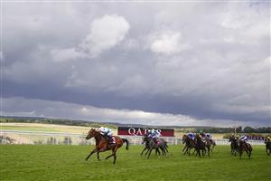 CHICHESTER, ENGLAND - JULY 30: William Buick riding Suesa (L) win The King George Qatar Stakes during the Qatar Goodwood Festival at Goodwood Racecourse on July 30, 2021 in Chichester, England. (Photo by Alan Crowhurst/Getty Images)