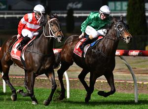 MELBOURNE, AUSTRALIA - JULY 31: Alana Kelly riding Imperial Lad winning Race 9, the Ladbroke It Handicap during Melbourne Racing at Moonee Valley Racecourse on July 31, 2021 in Melbourne, Australia. (Photo by Vince Caligiuri/Getty Images)