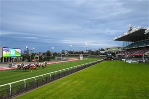 MELBOURNE, AUSTRALIA - JULY 31: Teodore Nugent riding Mr Pickwick winning race 8, the Congratulations Jamie Kah Handicap in front of no crowds due to covid restrictions during Melbourne Racing at Moonee Valley Racecourse on July 31, 2021 in Melbourne, Australia. (Photo by Vince Caligiuri/Getty Images)