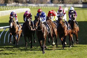 SYDNEY, AUSTRALIA - JULY 31: Sam Clipperton on Mirra Vision wins race 7 the Moet & Chandon Handicap during Sydney Racing at Royal Randwick Racecourse on July 31, 2021 in Sydney, Australia. (Photo by Mark Evans/Getty Images)