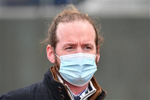 MELBOURNE, AUSTRALIA - JULY 31: Trainer Ciaron Maher is seen after Smokin' Romans wins race 7, the Dominant Travis Harrison Cup during Melbourne Racing at Moonee Valley Racecourse on July 31, 2021 in Melbourne, Australia. (Getty)
