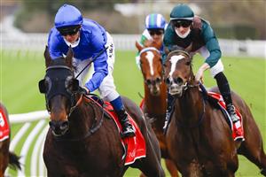 SYDNEY, AUSTRALIA - JULY 31: Kerrin McEvoy on Valaquenta wins race 9 the Fujitsu General Handicap during Sydney Racing at Royal Randwick Racecourse on July 31, 2021 in Sydney, Australia. (Photo by Mark Evans/Getty Images)