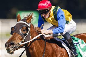 SYDNEY, AUSTRALIA - AUGUST 07: James McDonald on Dream Runner wins race 3 the Tab Highway Class 3 Plate during Sydney Racing at Royal Randwick Racecourse on August 07, 2021 in Sydney, Australia. (Photo by Mark Evans/Getty Images)
