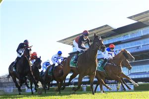 SYDNEY, AUSTRALIA - AUGUST 07: Tommy Berry on Phobetor wins race 7 the Heineken Missile Stakes Sydney Racing at Royal Randwick Racecourse on August 07, 2021 in Sydney, Australia. (Photo by Mark Evans/Getty Images)