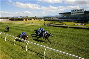 KEMBLA, AUSTRALIA - AUGUST 14: Jason Collett on Laure me in wins race 3 the Drinkwise Premier's Cup Prelude during Sydney Racing at Kembla Grange on August 14. (Getty)