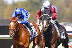 KEMBLA, AUSTRALIA - AUGUST 14: Jason Collett on Laure me in wins race 3 the Drinkwise Premier's Cup Prelude during Sydney Racing at Kembla Grange on August 14. (Getty)
