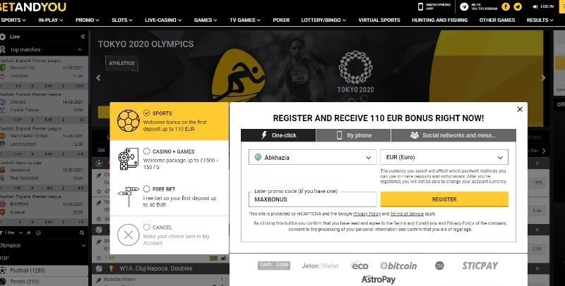 Betandyou Promo Code