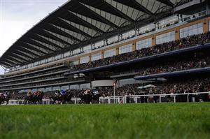 ASCOT, ENGLAND - JUNE 23: Luke Nolen riding Black Caviar C, (salmon/black spots) win the Diamond Jubilee Stakes during day 5 of Royal Ascot at Ascot racecourse on June 23, 2012 in Ascot, England. (Photo by Alan Crowhurst/Getty Images)