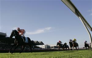 ADELAIDE, AUSTRALIA - APRIL 28: Luke Nolen rides Black Caviar to victory in the Robert Sangster Stakes race on Schweppes Oaks Day at Morphettville Racecourse on April 28, 2012 in Adelaide, Australia. (Photo by Regi Varghese/Getty Images)