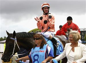 MELBOURNE, AUSTRALIA - FEBRUARY 11: Luke Nolen riding Black Caviar wins race Six Sportingbet C.F. Orr Stakes during C.F. Orr Stakes Day at Caulfield Racecourse on February 11, 2012 in Melbourne, Australia. (Photo by Robert Prezioso/Getty Images)