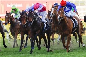 SYDNEY, AUSTRALIA - AUGUST 21: Jean Van Overmeire on Fituese wins race 9 the Bowermans Commercial Furniture Toy Show during Sydney Racing at Royal Randwick on August 21, 2021 in Sydney, Australia. (Photo by Mark Evans/Getty Images)