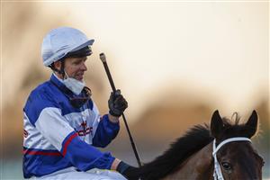SYDNEY, AUSTRALIA - AUGUST 21: Kerrin McEvoy on Atishu returns to scale after winning
race 10 the Darwin Turf Club Trophy during Sydney Racing at Royal Randwick on August 21, 2021 in Sydney, Australia. (Photo by Mark Evans/Getty Images)
