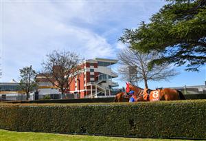 MELBOURNE, AUSTRALIA - AUGUST 28: General view of the racecourse during Melbourne Racing at Caulfield Racecourse on August 28, 2021 in Melbourne, Australia. Race meetings are still held with no crowds in attendance due to Covid restrictions. (Photo by Vince Caligiuri/Getty Images)