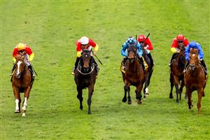 KEMBLA GRANGE, AUSTRALIA - AUGUST 28: Tim Clark (L) on In The Congo wins race 6 the XXXX San Domenico Stakes during Sydney Racing at Kembla Grange Racecourse on August 28, 2021 in Kembla Grange, Australia. (Photo by Mark Evans/Getty Images)
