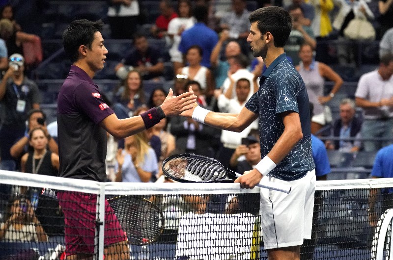 Novak Djokovic Kei Nishikori