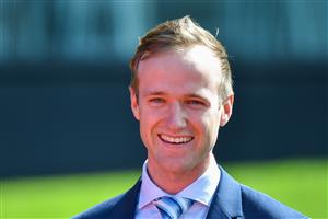 MELBOURNE, AUSTRALIA - SEPTEMBER 04: Trainer JD Hayes after Mr Brightside won Race 2, the Drummond Golf Handicap during Melbourne Racing at Moonee Valley Racecourse on September 04, 2021 in Melbourne, Australia. (Photo by Vince Caligiuri/Getty Images)