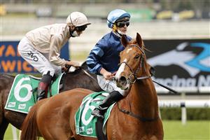 SYDNEY, AUSTRALIA - SEPTEMBER 04: James Innes Jnr on Jerry returns to scale after winning race 1 the TAB Highway Handicap during Sydney Racing at Royal Randwick Racecourse on September 04, 2021 in Sydney, Australia. (Photo by Mark Evans/Getty Images)