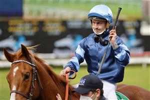 SYDNEY, AUSTRALIA - SEPTEMBER 04: James Innes Jnr on Jerry returns to scale after winning race 1 the TAB Highway Handicap during Sydney Racing at Royal Randwick Racecourse on September 04, 2021 in Sydney, Australia. (Photo by Mark Evans/Getty Images)
