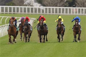 SYDNEY, AUSTRALIA - SEPTEMBER 04: James McDonald on Nature Strip wins race 5 the TAB Concorde Stakes during Sydney Racing at Royal Randwick Racecourse on September 04, 2021 in Sydney, Australia. (Photo by Mark Evans/Getty Images)