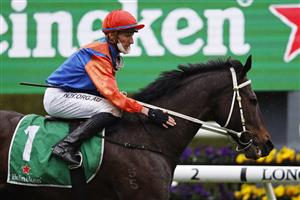 SYDNEY, AUSTRALIA - SEPTEMBER 04: Nash Rawiller on Think It Over returns to scale after winning race 8 the Heineken Chelmsford Stakes during Sydney Racing at Royal Randwick Racecourse on September 04, 2021 in Sydney, Australia. (Photo by Mark Evans/Getty Images)