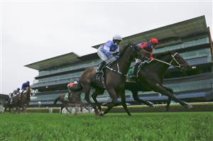 SYDNEY, AUSTRALIA - SEPTEMBER 04: Nash Rawiller on Think It Over wins race 8 the Heineken Chelmsford Stakes during Sydney Racing at Royal Randwick Racecourse on September 04, 2021 in Sydney, Australia. (Photo by Mark Evans/Getty Images)