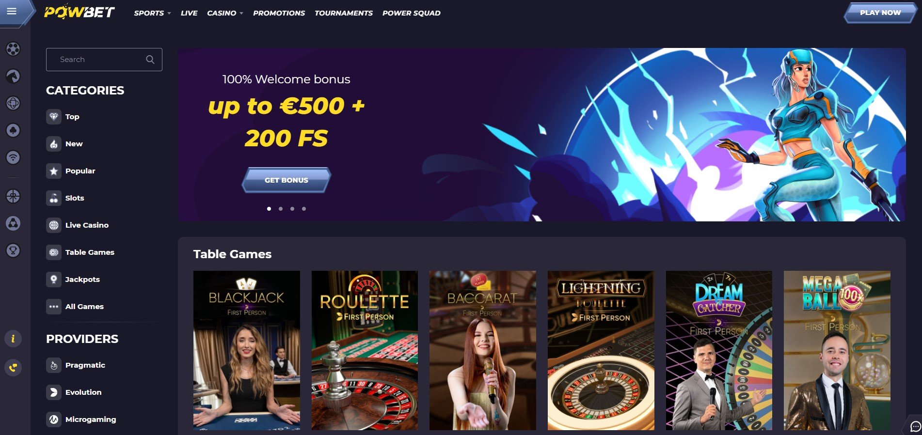 Powbet Casino