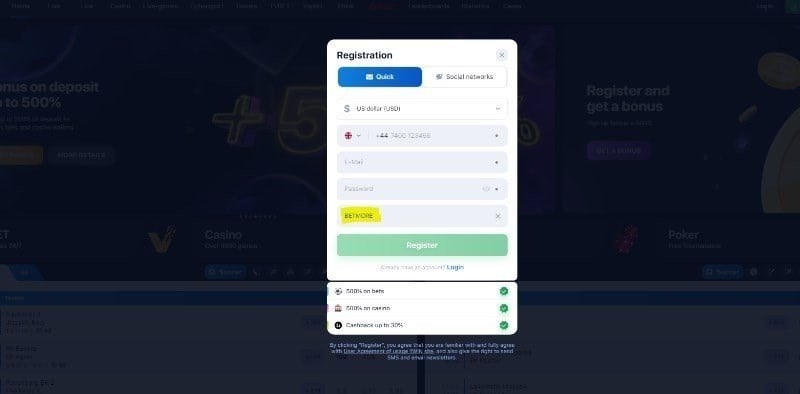 1win promo code NEWBONUS