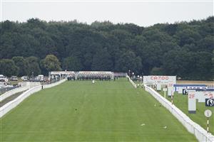 DONCASTER, ENGLAND - SEPTEMBER 10: Runners leave the starting stalls for The Coopers Marquees Maiden Stakes at Doncaster Racecourse on September 10, 2021 in Doncaster, England. (Photo by Alan Crowhurst/Getty Images)