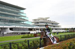 MELBOURNE, AUSTRALIA - SEPTEMBER 11: Brett Prebble riding Incentivise before winning Race 8, the Pfd Food Services Makybe Diva Stakes, during Melbourne Racing at Flemington Racecourse on September 11, 2021 in Melbourne, Australia. (Photo by Vince Caligiuri/Getty Images)