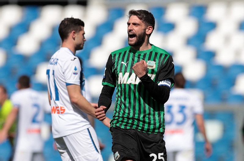 Domenico Berardi sassuolo celebrate