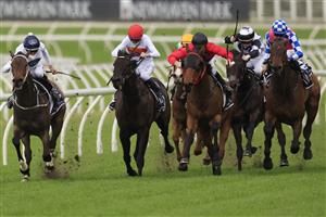 SYDNEY, AUSTRALIA - SEPTEMBER 18: Nash Rawiller on High Supremacy wins race 4 the Agency Handicap during Sydney Racing at Royal Randwick Racecourse on September 18, 2021 in Sydney, Australia. (Photo by Mark Evans/Getty Images)